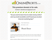 Tablet Screenshot of onlineprofits.com